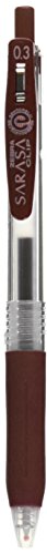 Bolígrafo Zebra Sarasa Clip 0.3 mm, Marrón miniatura 1