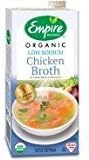 Empire Kosher Chicken Broth Gluten Free Kosher For Passover 32 oz. Pack of 6.