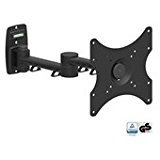 Full Motion Tilt Swivel Articulating TV Wall Mount Bracket With Removable Face Plate for EZ On-Off Installations Prefect for Trailers, RV's Campers, Fit's most 23-42