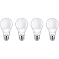 Philips LED Dimmable A21 Soft White Light Bulb with Warm Glow Effect 1100-Lumen, 2200-2700-Kelvin, 12-Watt (75-Watt Equivalent), E26 Base, Frosted, 4-Pack