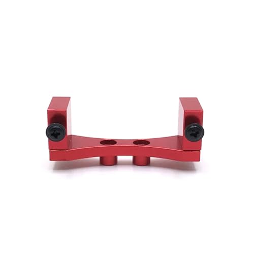 HLSONHENGM for WPL C14 C24 B14 B24 B16 B36 MN D90 MN98 MN99S Metal Front Axle Servo Mount Holder Bracket RC Car Upgrade Parts Accessories(Red)
