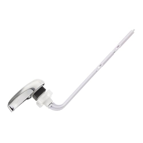 DECHOUS トイレタンク用フラッシュレバー交換ハンドル 耐錆性電気メッキ仕上げ 簡単取付けで快適操作 バスルーム用実用的レバー