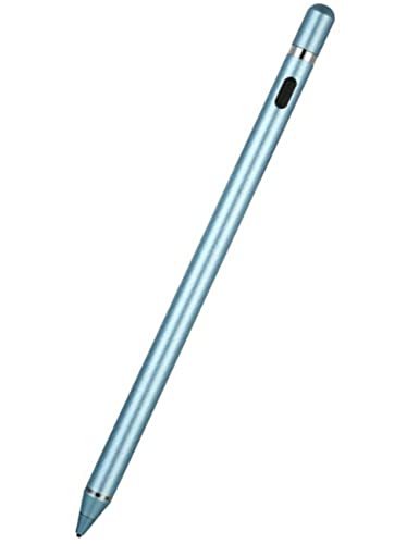 Image of QAWACHH Stylus Pen for Touchscreen Devices, Fine Point for Office use Capacitive Pen, Lightweight Metal Body, Compatible with All Smartphones /Tablets /i Pad /i Pad Pro /ifone (Blue)