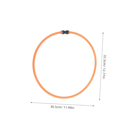 ibasenice 4pcs Goat Collars for Sheep Cattle Horse Adjustable Neck Tube Comfort Safety No Bell