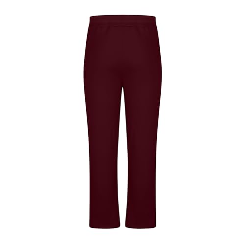 Muscularfit Mens Pants Straight Fit Solid Drawstring Stretch Waist Loose Straight Sweatpant Causal Fall Jogger Athletic Pants2