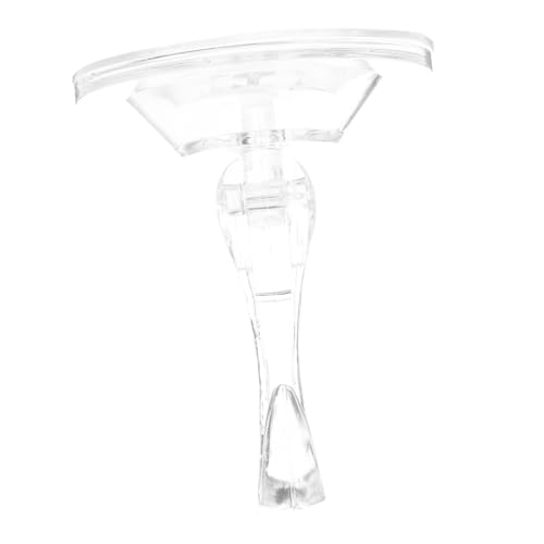 WHAMVOX Gancho de taza de succión de acero inoxidable perchero con ventosa ganchos de succión de toallas ganchos para lavabo percha de baño ganchos para colgar el plastico Transparent