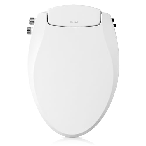 Brondell Bidet Toilet Seat, Non-Electric Swash Ecoseat, Fits Elongated Toilets,