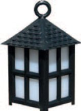 BELI-BECO 547W Kunststoff-Laterne für Krippe mit Beleuchtung - Krippenbeleuchtung - Kunststoff - klare Glühlampe - 4,5 V - 0,2A (Laterne: schwarz | Glas: weiß & Nicht transparent, 45 mm)