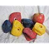 50 Kids Large Colored Bolt on Climbing Holds with Free Hardware
