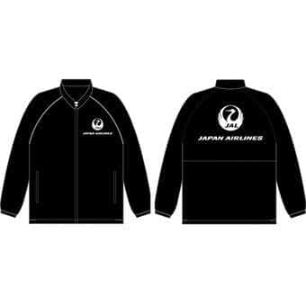 日本航空 JAL オリジナル ウィンドブレーカー ジャケット ロゴ ブラック L 日本航空 JAL オリジナル ウィンドブレーカー ジャケット ロゴ