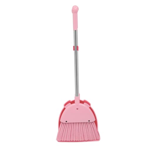 NIYANGLE 1Set Broom and Dustpan Set for Ergonomic Cleaning Tool for Housekeeping and Play Durable Broom Prop for Enhancing Responsibility and Hands Skills