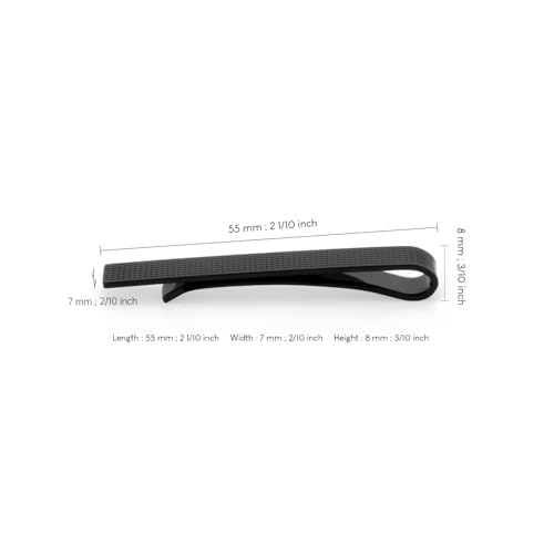 Image of Wynameleri Tie Pin Tie Clip for Men and Boys Matte in Gift Box