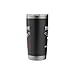 Inhale Exhale Stress Hookah King Water Pipe Smoking Shisha Stainless Steel Insulated Tumbler
