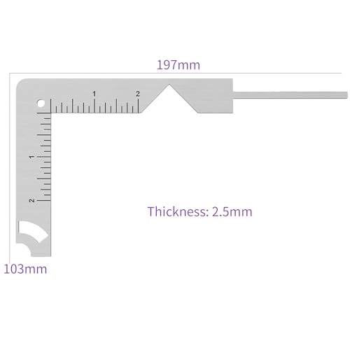 Xiciki Bucheinband-Anleitung, 5-in-1 Buchbinder-Werkzeug aus Eisen, Metall, zum Herstellen von Buchumschlägen aus Spanplatte, Scrapbooking-Werkzeuge, Kunsthandwerk, Scrapbook-Abdeckung