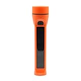 HYBRIDLIGHT Journey 1000 Solar LED Waterproof Flashlight with Micro USB Port, Orange