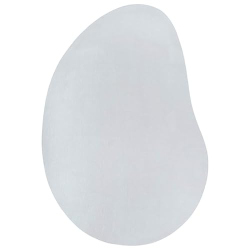 vidaXL Tappeto Huarte in Pile Corto, Lavabile, di Forma Ovale, in Grigio Chiaro. Ha Dimensioni di 80 x 150 cm, Perfetto per Soggiorno e Camera da Letto. Ha Uno Stile Moderno per Decorare Gli spazi