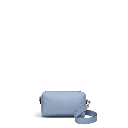 RADLEY London Lynton Close Women's Leather Mini Zip Around Crossbody, Smoke Blue