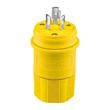 COOPER WIRING L1020PW - PLUG WATERTIGHT 20A 125/250V 3P3W HART-LOCK YELLOW