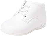 Josmo Baby Boy's First Steps Walking Dress Shoe (Infant, Toddler), (3 Infant, White Smooth)