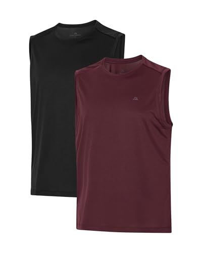 Débardeurs de sport hommes DANISH ENDURANCE en mesh lot de 2