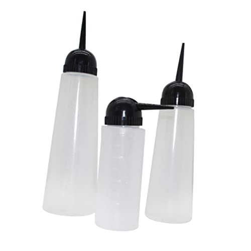 Didiseaon 5pcs Scalp Bottle Refillable Shampoo Pot Salon Accessory Hair Dye Bottle 160ml Refillable Dye Container