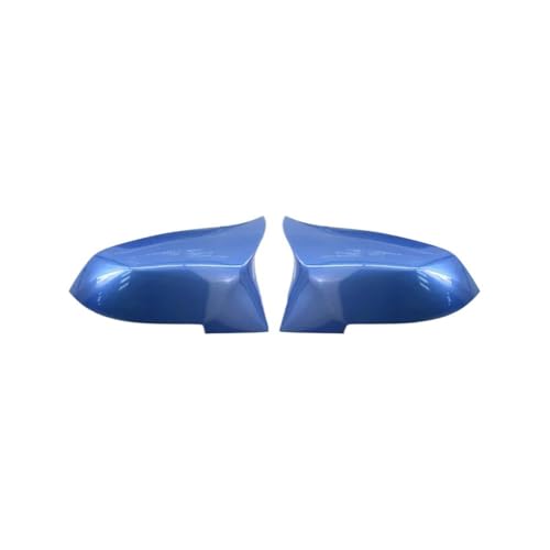 Cache rétroviseur de remplacement bleu en plastique ABS pour voiture BMW 1 Series F20 2012-2024