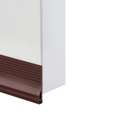 NINMORTH Guarnizione interna per porta, guarnizione inferiore, 100 cm, materiale TPE, vuoti e perdite, risparmio energetico, riduzione del rumore