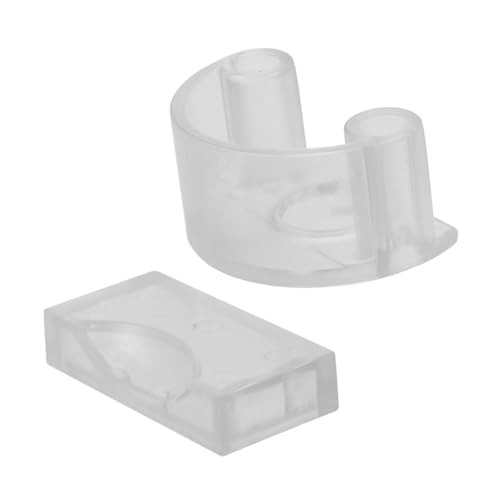 Happyyami Snooker Ball Position Markers 2 Pack Acrylic Billiard Locators Billiard Chalk Holder for Pool Table Accessories