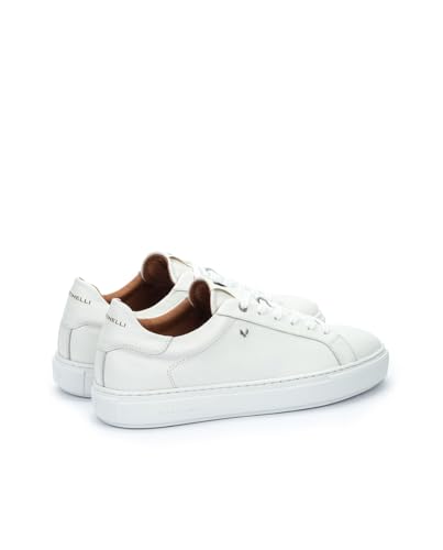 Martinelli Para Hombre. 1738-2950S Zapatillas De Piel Hastings Blanco (44), Plano, Cordones, Casual - 3