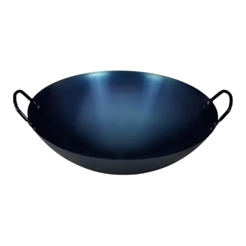 Wok de hierro tradicional sin recubrimiento 50 cm miniatura 1