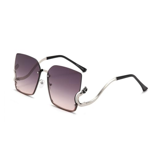Lunettes en métal à sens avancé et verres progressifs