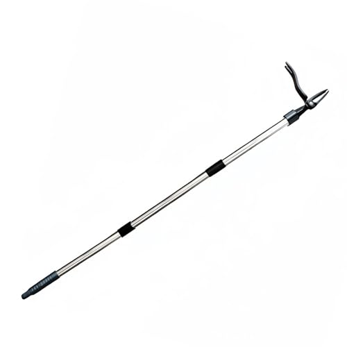 YWBL-WH Ajustable de 44 Pulgadas Puller de Maleza, 4 Herramienta de Maleza de Mano de Garra para Jardín, Césped, Patio