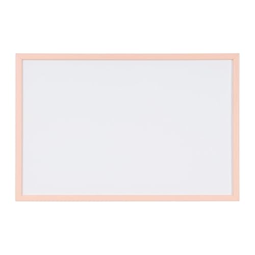 Tableau blanc magnétique MasterVision saumon effaçable à sec pour organiser un petit espace de travail