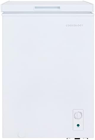 Cookology Freestanding Chest Freezer for Outbuildings, Garages and Sheds (99 Litre, White)