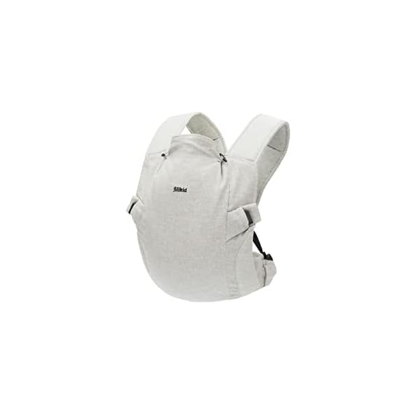 Fillikid Bauchtrage | ergonomische Babytrage | Ergonomische Kindertrage inkl. Kopf- & Nackenstütze | Rückentrage für Säuglinge und Kleinkinder ab Geburt bis 20 kg