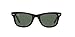 Ray-Ban RB2140 Original Wayfarer Sunglasses, Black/Green, 50 mm