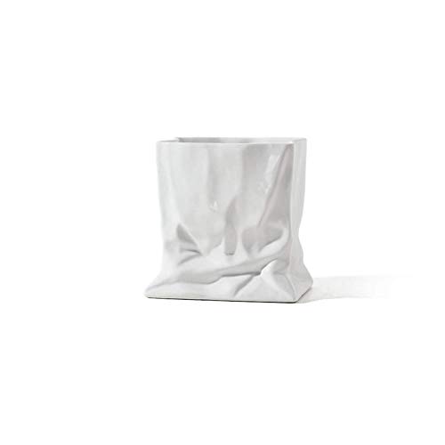 Vase céramique Origami pour fleurs séchées sur table basse de salon - 4