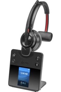 Poly Savi 8410 Office - Savi 8400 Series - Cuffie On-Ear - Dect/Bluetooth - Senza Fili - Nero - Certificate Per Microsoft Teams