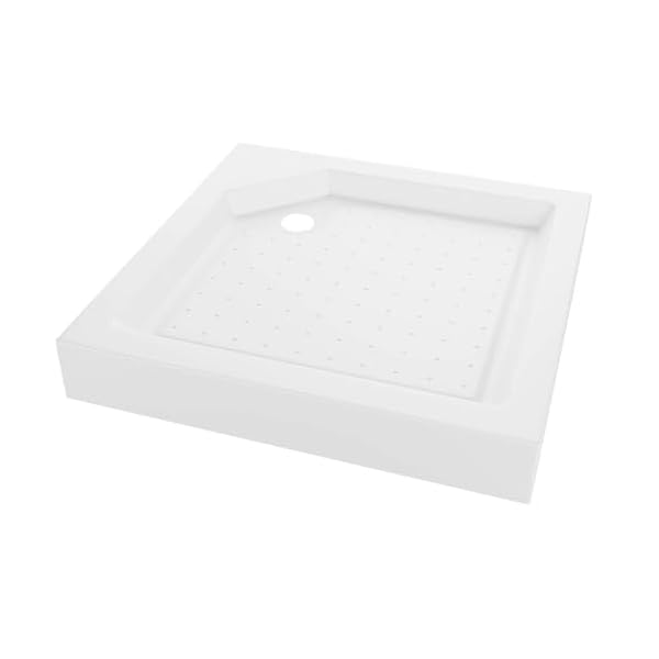 VBChome Duschkabine 90x90 Schwarz mit Duschwanne Quadrat Duschtasse Eckeinstieg Duschwand Schiebetür Duschabtrennung Klares Sicherheitsglas Dusche Duschtrennwand Quadrat 90x90 cm Schwarz – Bild 5