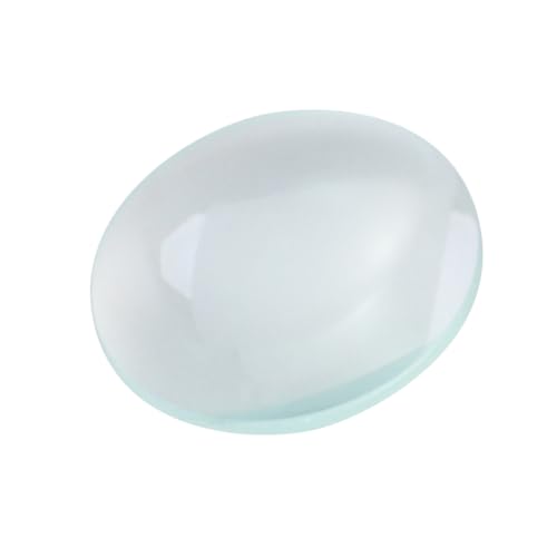 Image of ULTECHNOVO Double Convex Lens 30 Mm Optical Lens 50 Mm Focal Length Polished Glass with Ground Edges for Science Education Classroom Demonstrations Scientific Experiments 6 Pack