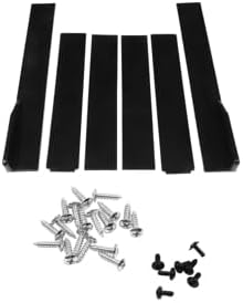 6 Pieces Car Lower Side Skirts for Suzuki Swift 2005-2022, ABS Gloss Black Car Side Skirt Extensions Rocker Panel Splitter Lip Body Anti Scratch Exterior Accessories