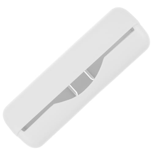 COLLBATH Dispensador para y Apertura o Tapa Almacenamiento Vertical en de Bolsas de Plástico Blanco Montado Conveniente Pared Cocina Armario