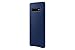 SAMSUNG Original Galaxy S10+ Protective Leather Back Cover Case, Navy Blue