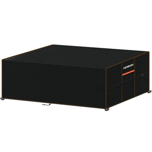 HEIMUNI Housses pour Mobilier de Jardin, 260x100x80cm Bache Table Extérieur Housse de Canape Imperméable, Bache de Protection Exterieur Salon de Jardin pour...