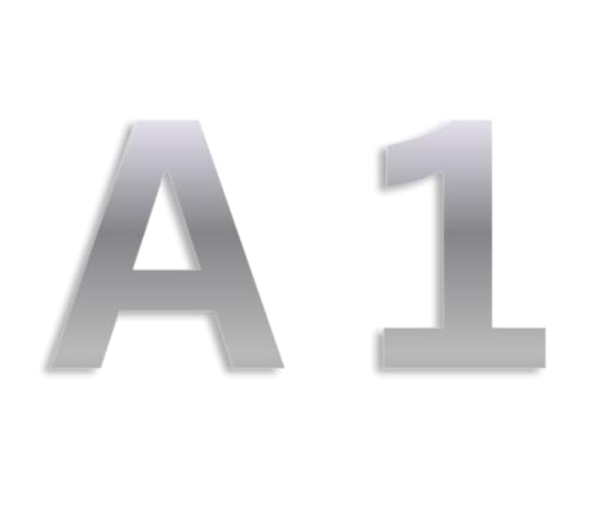 Customised Silver Acrylic Letters and Numbers for Wall Décor
