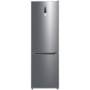 Midea MDRB424FGD02 Koel-/vriescombinatie, 188 cm hoog, NoFrost, energiebesparend, 38 dB, hoogwaardige GMCC-compressor, elektronische bediening, superkoelfunctie, led-verlichting, 188 kWh/jaar, 224 l