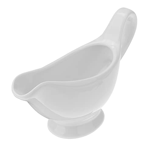 Zerodeko Sauce Pot Kettle Sauce Serving Bowls Dispensers Honey Server Small Side Dishes Sauce Dishes Tray Mini Appetizer Plates Side Seasoning Dish Gravy Boat Mini Fridge Lid Ceramics White