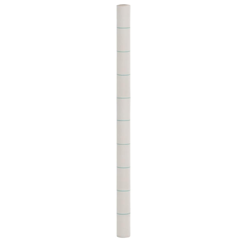 vidaXL Weed Membrane, Weed Barrier Fabric for Garden Patio Flower Bed Landscaping, Ground Cover Membrane, Weed Control, White 2x10 m PP
