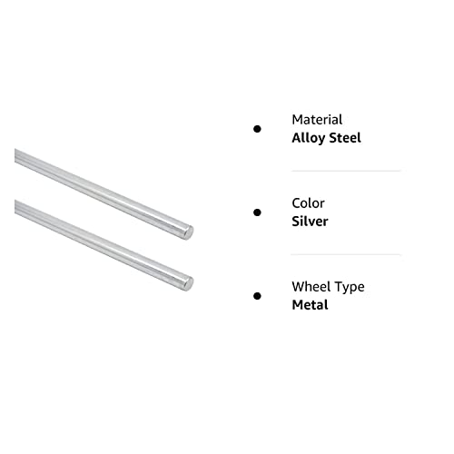Ar-Pro (2-Pack) 5/8” X 36” Zinc Plated Steel Rods Designed For Use As An Axle Shaft On Hand Trucks Dollies Wagons 4005Bc Wheelbarrows #TOP7