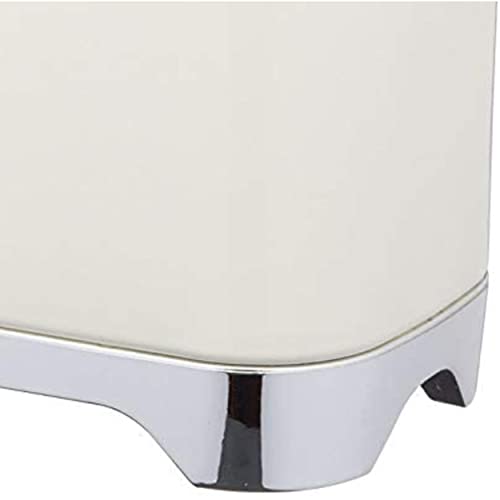 KitchenCraft Lovello Retro Metal Kitchen Sink Tidy, 2 x 1 x 17 cm (8" x 4" x 6.5") - Vanilla Cream